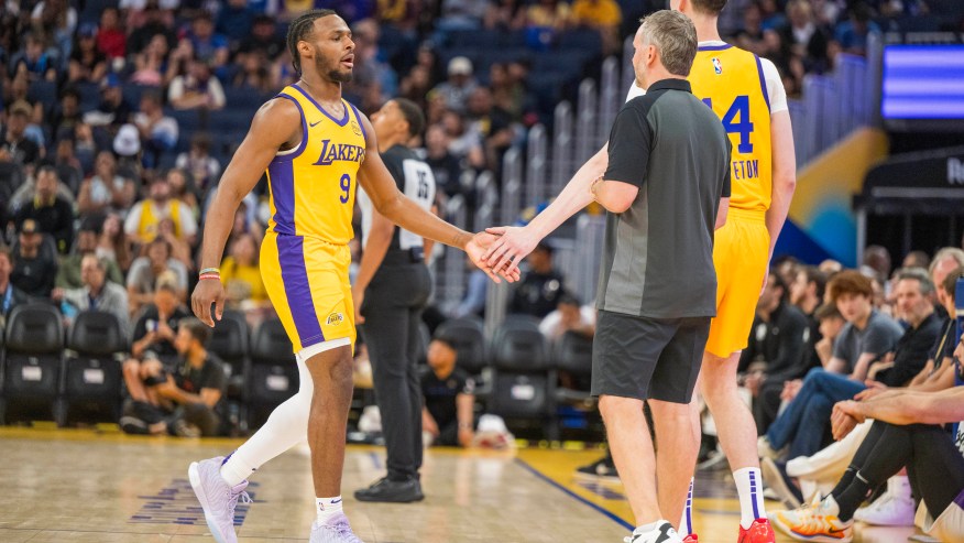 Bronny James Makes Lakers Debut in Pre-Season NBA Game